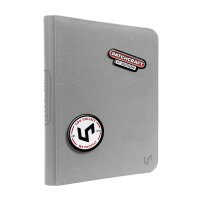 Ultra Pro - Patchcraft Zippered 9-Pocket PRO-Binder Gray