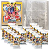 Topps - Match Attax Champions League 2025/26 EXTRA Trading Cards - 1 Leere Sammelmappe + 20 Booster