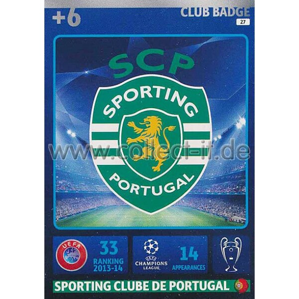 PAD-1415-027 - Sporting Lissabon - Team-Logo