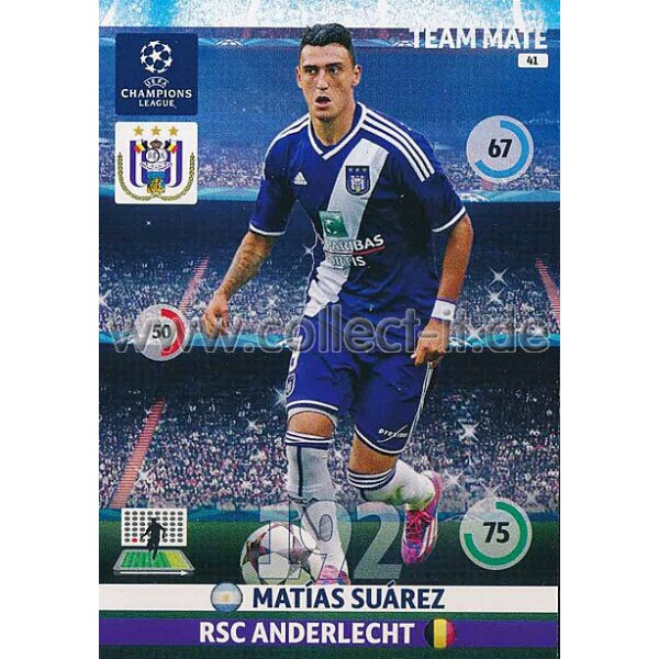 PAD-1415-041 - Matias Suarez - Base Card