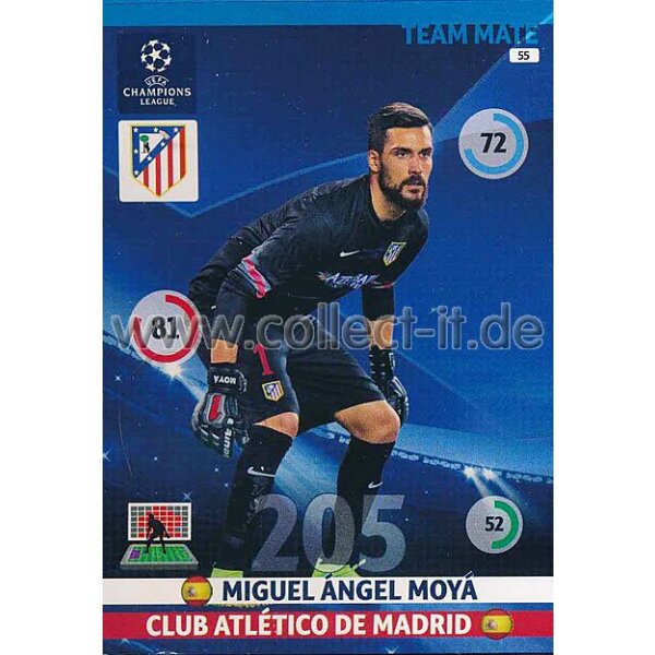 PAD-1415-055 - Migual Angel Moya - Base Card