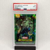 Abomination 93/99 PSA9 - Topps Chrome Marvel Sapphire 2024