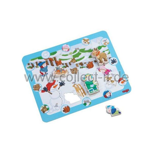 Haba - Entdecker-Puzzle Winterspaß