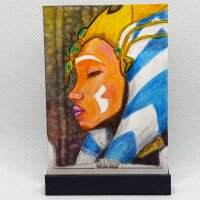 Sketch Art Ahsoka Tano by Adam D Perler - Topps Star Wars Smugglers Outpost