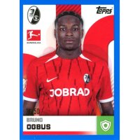 Topps Bundesliga 2024/2025 - Sticker 153 - /50 BLAU - Bruno Ogbus - Sport-Club Freiburg