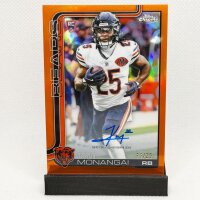 Kyle Monangai On Card Autograph RC Rookie 11/25 Orange...
