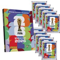 Panini FIFA World Cup 2026 Sticker - 1 Hardcover Album + 10 Tüten