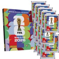 Panini FIFA World Cup 2026 Sticker - 1 Hardcover Album + 20 Tüten