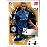 257 - Joel Felix /50 GOLD Parallel - 2025/2026