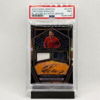 Cristiano Ronaldo Autograph Dual Patch Relic /10 PSA9...