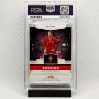 Cristiano Ronaldo Autograph Dual Patch Relic /10 PSA9 Panini Obsidian 2019
