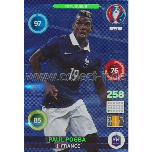 PAD-EM16-124 Top Joueur - Paul Pogba