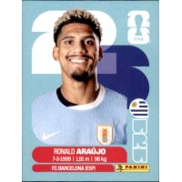 Sticker URU4 - Ronald Araujo - Uruguay - 2026