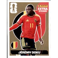 EXTRA Sticker Gold - Jeremy Doku - Belgium - 2026