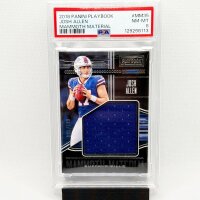 Josh Allen Relic /199 PSA 8 - Panini Playbook 2018