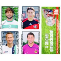 Panini Sticker Bundesliga 08/09 - Promo Stickerbogen - (102, 147, 353, 377)