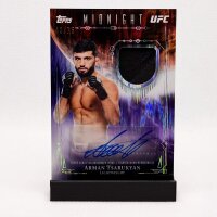 Arman Tsarukyan Autograph Relic /75 - Topps Midnight UFC 2026