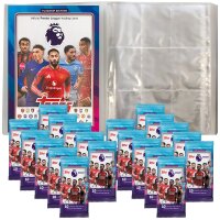 Topps Premier League 2026/27 Trading Cards - 1 Leere Sammelmappe + 20 Booster