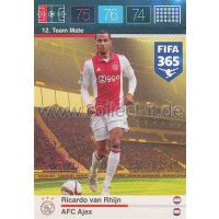 Fifa 365 Cards 2016 012 Ricardo van Rhijn - Base Karte