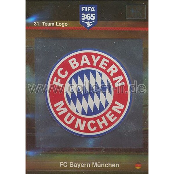 Fifa 365 Cards 2016 031 FC Bayern München - Team-Logo