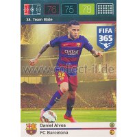 Fifa 365 Cards 2016 038 Daniel Alves - Base Karte