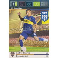 Fifa 365 Cards 2016 057 Andres Chavez - Base Karte