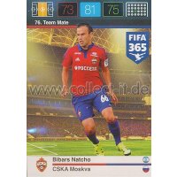 Fifa 365 Cards 2016 076 Bibars Natcho - Base Karte