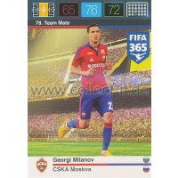 Fifa 365 Cards 2016 078 Georgi Milanov - Base Karte