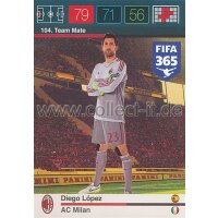 Fifa 365 Cards 2016 104 Diego Lopez - Base Karte