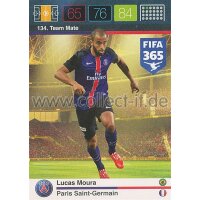 Fifa 365 Cards 2016 134 Lucas Moura - Base Karte