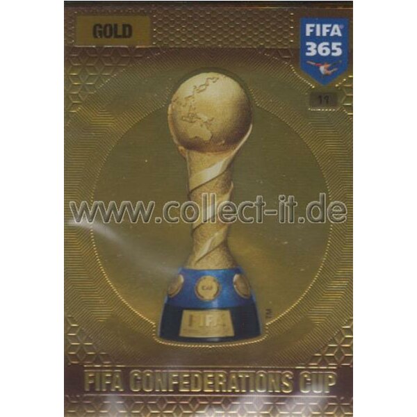 Fifa 365 Cards 2017 - 011 - FIFA Confederations Cup - FIFA Trophies
