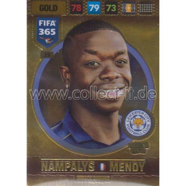 Fifa 365 Cards 2017 - 019 - Namplays Mendy - Impact Signings - Leicester City FC