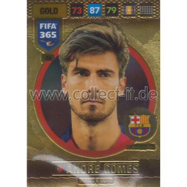 Fifa 365 Cards 2017 - 026 - Andre Gomes - Impact Signings - FC Barcelona