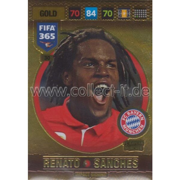 Fifa 365 Cards 2017 - 030 - Renato Sanches - Impact Signings - FC Bayern München