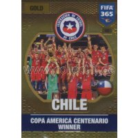 Fifa 365 Cards 2017 - 045 - Chile - Winners - Copa...