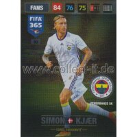 Fifa 365 Cards 2017 - 080 - Simon Kjaer - Fans Favourites...