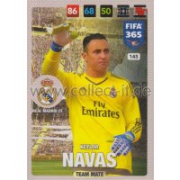 Fifa 365 Cards 2017 - 145 - Keylor Navas - Team Mates -...