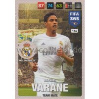 Fifa 365 Cards 2017 - 146 - Raphael Varane - Team Mates -...
