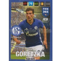 Fifa 365 Cards 2017 - 187 - Leon Goretzka - Team Mates -...