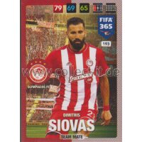 Fifa 365 Cards 2017 - 193 - Dimitris Siovas - Team Mates...