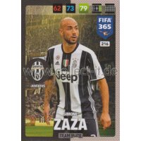 Fifa 365 Cards 2017 - 216 - Simone Zaza - Team Mates -...