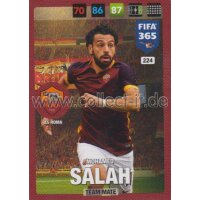 Fifa 365 Cards 2017 - 224 - Mohamed Salah - Team Mates -...