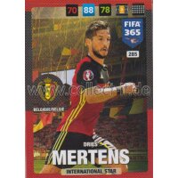 Fifa 365 Cards 2017 - 285 - Dries Mertens - International...