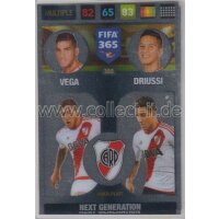 Fifa 365 Cards 2017 - 388 - Vega , Driussi - Next...