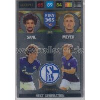 Fifa 365 Cards 2017 - 391 - Sane , Meyer - Next...