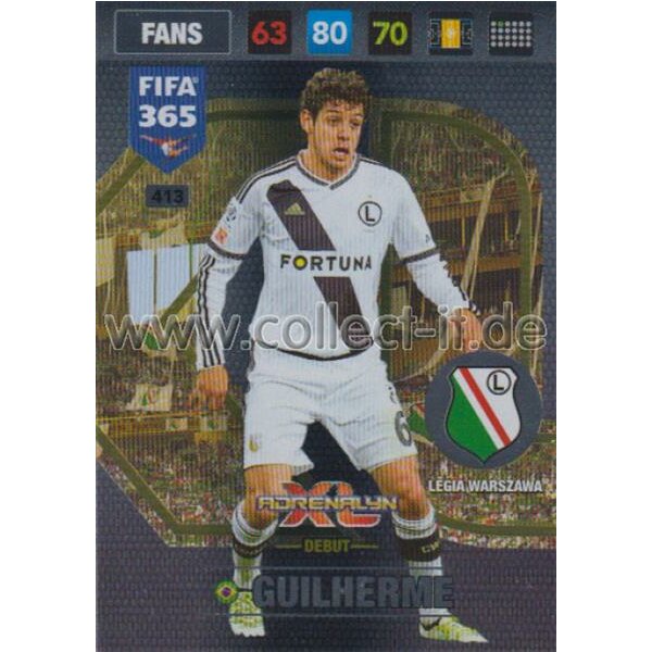 Fifa 365 Cards 2017 - 413 - Guilherme - Axl - Veterans - Legia Warszawa