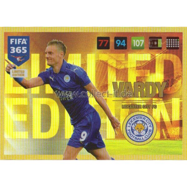 Fifa 365 Cards 2017 LE13 Jamie Vardy Limited Edition, 7,99