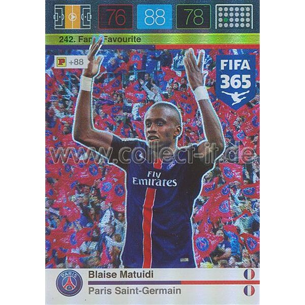 Fifa 365 Cards 2016 242 Blaise Matuidi - Fans Favourites