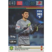 Fifa 365 Cards 2016 249 Zhi Yang - Defensive Rocks