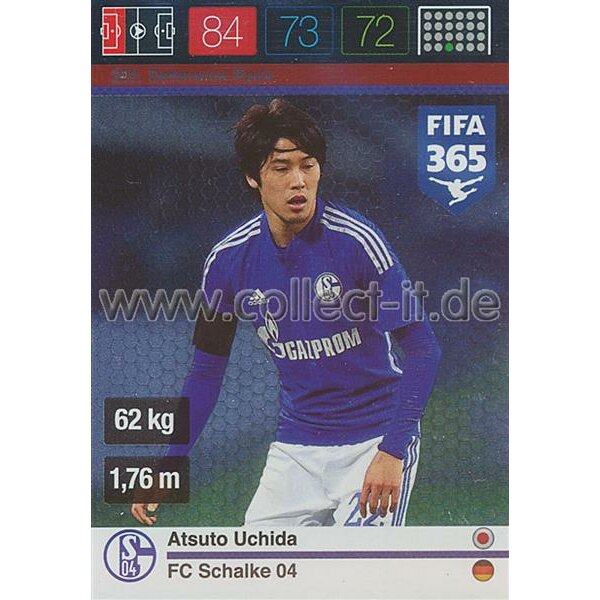 Fifa 365 Cards 2016 260 Atsuto Uchida - Defensive Rocks